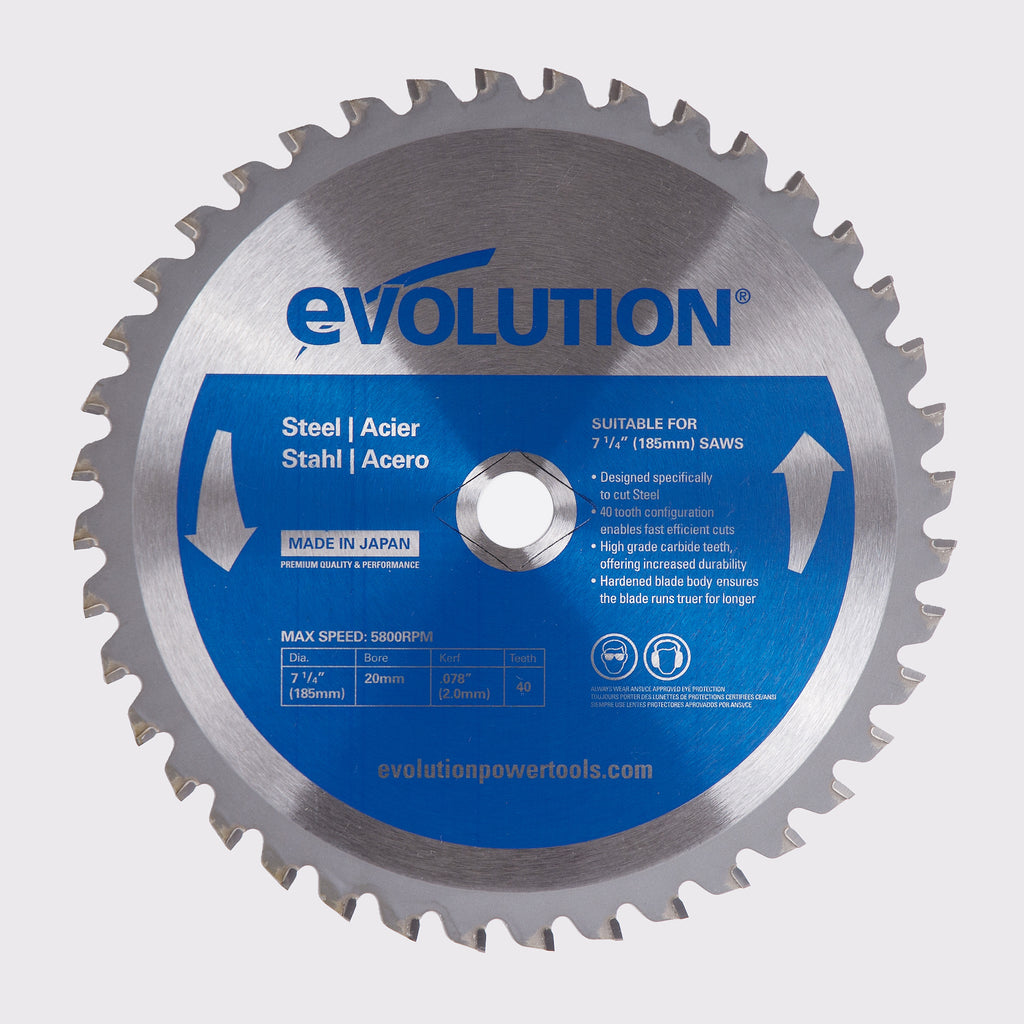 Evolution 185BLADEST 7 1/4" Steel Saw Blade