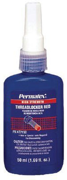permatexƒ?-27150-high-strength-red-threadlockers,-50-ml,-1-in-thread,-red