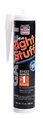 Permatex 33694 the Right Stuff Gasket Maker, 10.1 oz Cartridge, Black (1 EA)