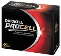 Duracell PC1604BKD 9V Non-Chargeable Dry Cell Duracell Procell Alkaline Batteries - 12 per box (1 Box)