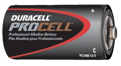 Duracell PC1400 1.5 V C Non-Rechargeable Duracell Procell Alkaline Batteries - 12 per Box (1 Box)