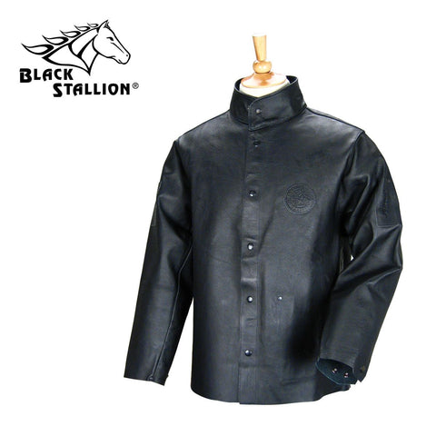 Revco 30PWC-BLK 30" Black DuraLite Premium Grain Pigskin Welding Jacket (1 Jacket)