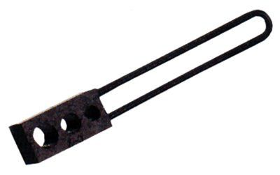 Western Enterprises C-1 1/4", Black|Hand-Held Ferrule Crimp Tool with Hammer Strike, WE C-1, 3/16" 1 EA