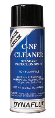 Dynaflux CNF315-16 16 oz Aerosol Can of Visible Dye Penetrant Systems Cleaner (12 Cans)