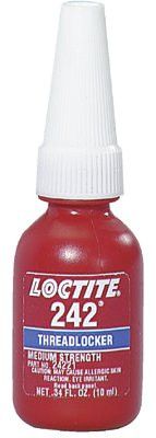 Loctite 24221 242 Threadlockers, Medium Strength, 10 mL, Blue (1 Bottle)