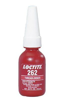 Loctite 26221 262 Threadlockers, Medium to High Strength, 10 mL, Red (1 Bottle)