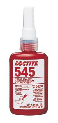 thumbnail image 2 of Loctite 545 Thread Sealant – Hydraulic/Pneumatic Seal, 0.5 ML Capsules (4-Pack) 2 of 6