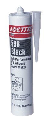 Loctite 59875 High Performance RTV Silicone Gasket Maker, 300 mL Cartridge, Black (1 Cartridge)