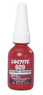 loctite-60921-609-retaining-compound,-general-purpose,-10-ml-bottle,-green,-3,000-psi