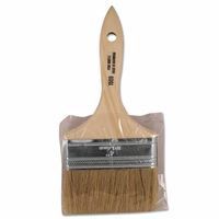 linzer-1500-4-white-bristle-chip-brushes-with-wood-handle,-11/16-in-thick,-2-in-trim,-4"-wide