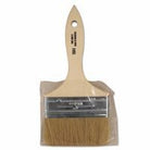 linzer-1504-4-white-bristle-chip-brushes-with-wood-handle,-3/8-in-thick,-2-in-trim,-4"-wide