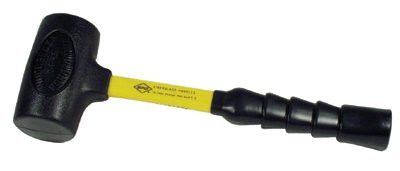 Nupla 10-035 Power Drive Dead Blow Hammers, 3 lb Head, 14 1/2 in Handle, Yellow (1 EA)