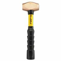 nupla-30-025-brass-sledge-hammers,-2-1/2-lb,-sg-grip-handle