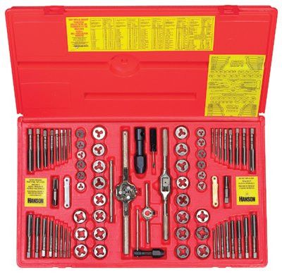 Irwin Hanson 26376 76-pc Machine Screw / Fractional / Metric Tap