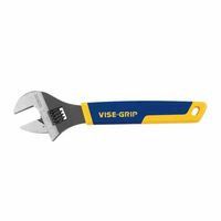 Irwin Vise-Grip 2078610 Vise-Grip Adjustable Wrenches, 10 in Long, 1 1/4 in Opening, Chrome (1 EA)