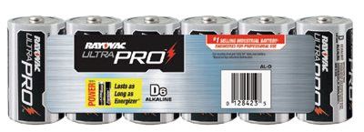 Rayovac ALD-6J Maximum Alkaline Shrink Pack Batteries, 1.5 V, D, 6 per pack (1 Pack)