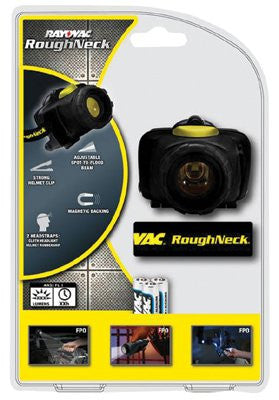 Rayovac RNHL3AAA-B RoughNeck LED Headlight, 3 AAA, 80 lumens (1 EA)