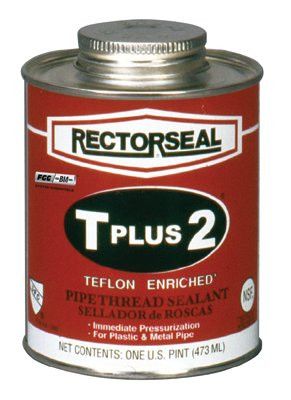 rectorseal-23431-t-plus-2-pipe-thread-sealants,-1-pint-can,-white
