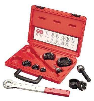 Gardner Bender KOW520 Slug-Out Set with Ratchet Wrench, 1/2" to 2" Pipe Size (1 Set)