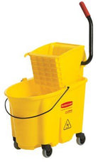 rubbermaid-commercial-7580-88-wavebrake-bucket/wringer-combination-pack,-35-qt,-yellow-1-ea