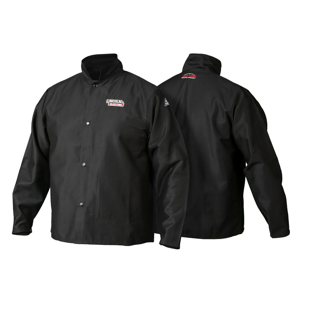 Lincoln Electric K2985-XXXL Traditional FR Cloth Welding Jacket - 3XL
