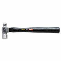 Stanley 54-016 Ball Pein Hammer, Carbon Steel Head, Straight Hickory Handle, 14 in, 1.43 lb 1 EA