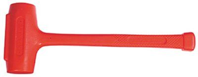 Stanley 57-550 Compo-Cast Sledge Model Soft Face Hammers, 5 lb Head, 2 1/2 in Dia., Orange 1 EA