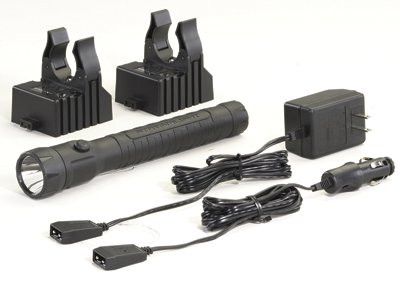 streamlight-76442-polystinger-led-haz-lo-rechargeable-flashlights,-4-cell,-ac/dc-charger,-bk