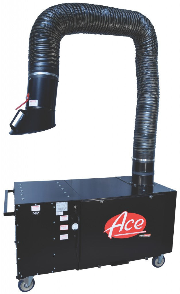 ACE 73-601-HEPA Mobile Fume Extractor, 10ft Arm, 1200 CFM