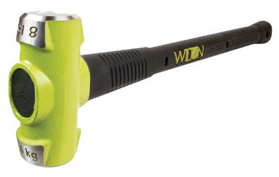 wilton-20830-b.a.s.h-unbreakable-handle-sledge-hammer,-8-lb-head,-30-in-ergonomic-handle