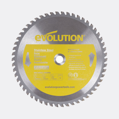 Evolution 8BLADESSN 8" Steel Saw Blade
