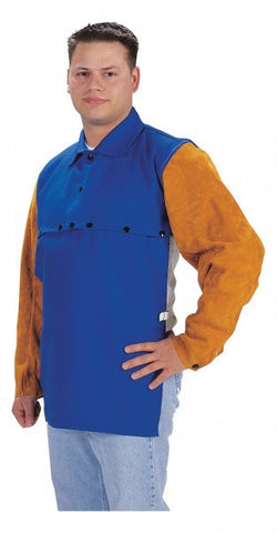 Tillman 9221 Blue Cape with Cowhide Leather Sleeves (1 Cape)