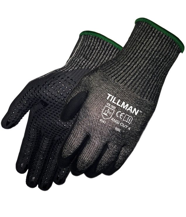 Tillman 956 Dotted Micro Foam Nitrile Cut Resistant Gloves