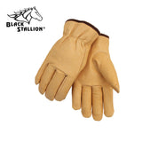 Revco 9PW Premium Grain Pigskin Winter Driver's Glove w/ Elastic Wrist (1 Pair)