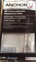 ANCHOR MP-2 Polycarbonate Magnifying Plate 1.75