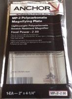 ANCHOR MP-2 Polycarbonate Magnifying Plate 2.00