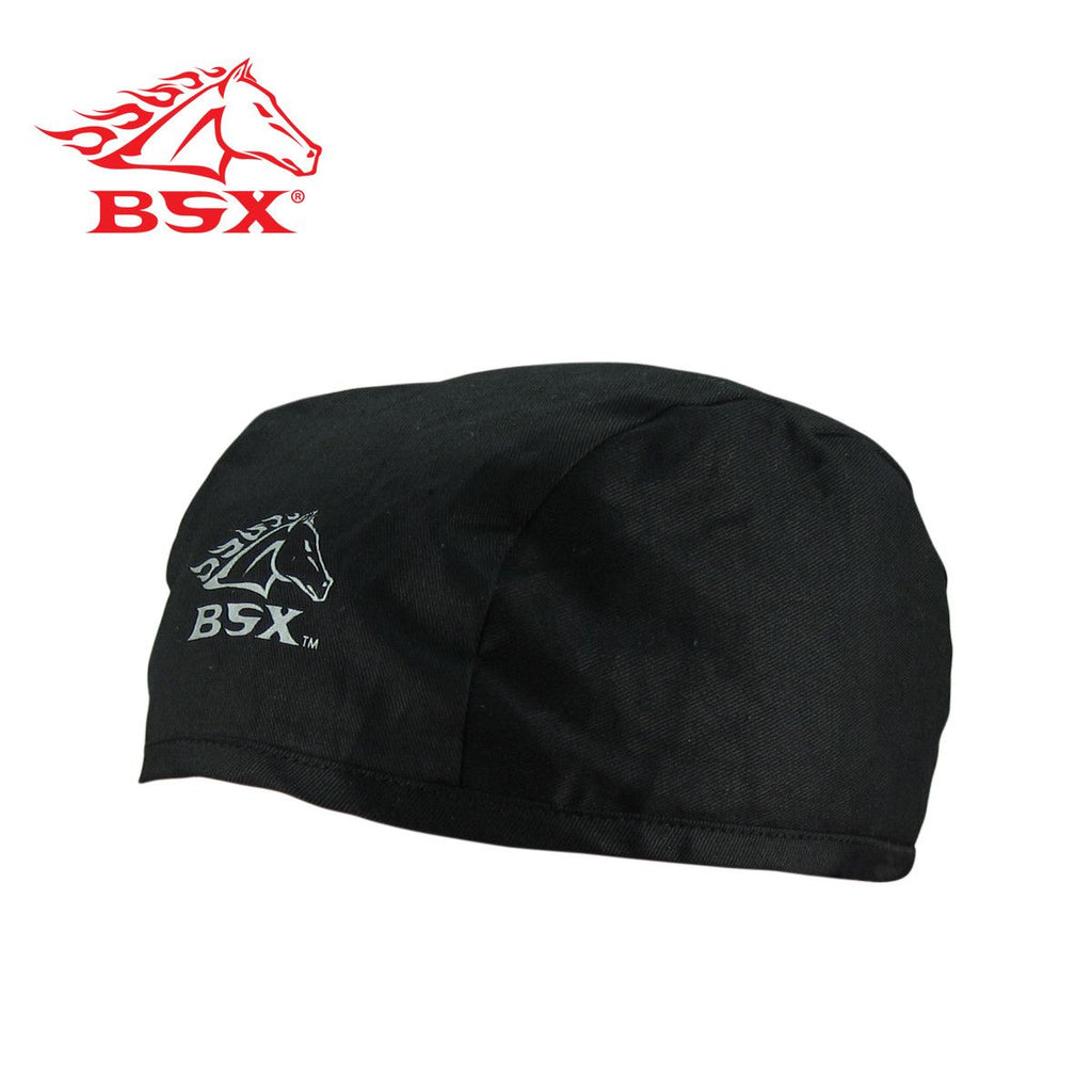 Revco BC5B-BK Black BSX® Silver Logo Cotton Softop Welding Beanie (1 Beanie)