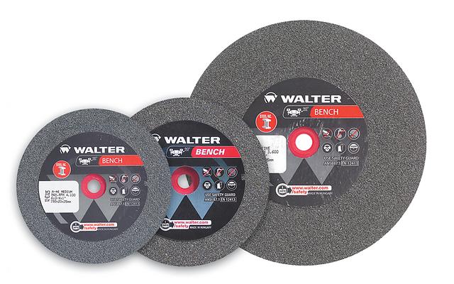 Walter 12E557 8" x 1 1/4" x 1" Fine 60 Grit Bench Grinding Wheel (1 Wheel)
