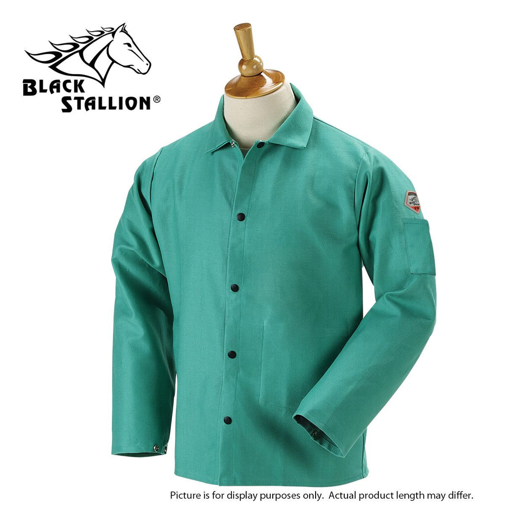 Revco F2-30C 30" Green TruGuard™ 200 12 oz. FR Cotton Welding Jacket (1 Jacket)
