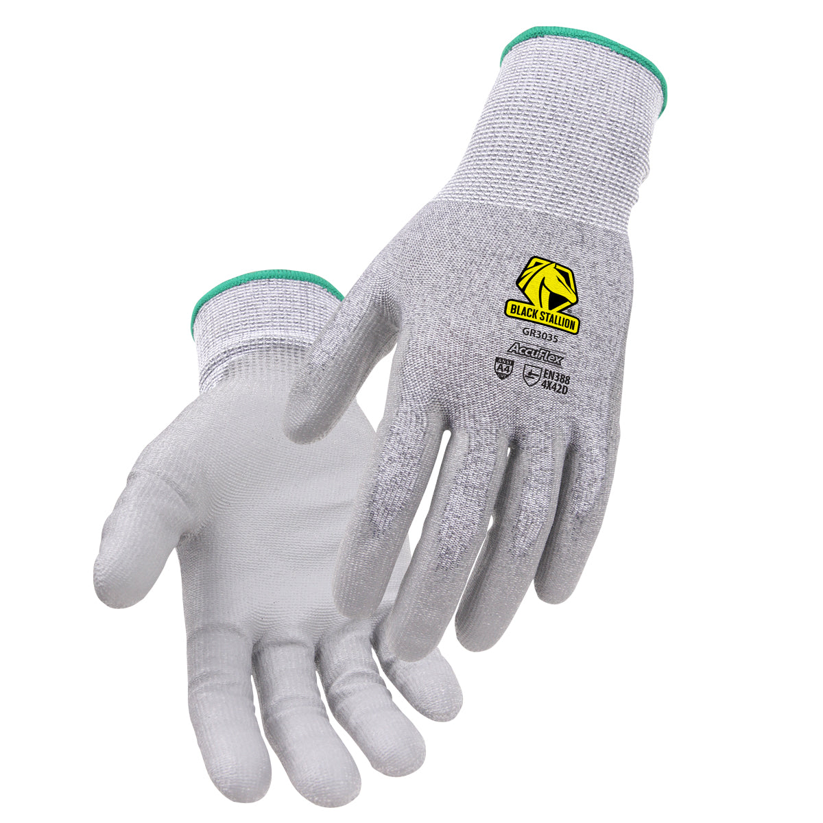 Revco GR3035-GY AccuFlex™ A4 Cut-Resistant PU-Coated Knit Glove