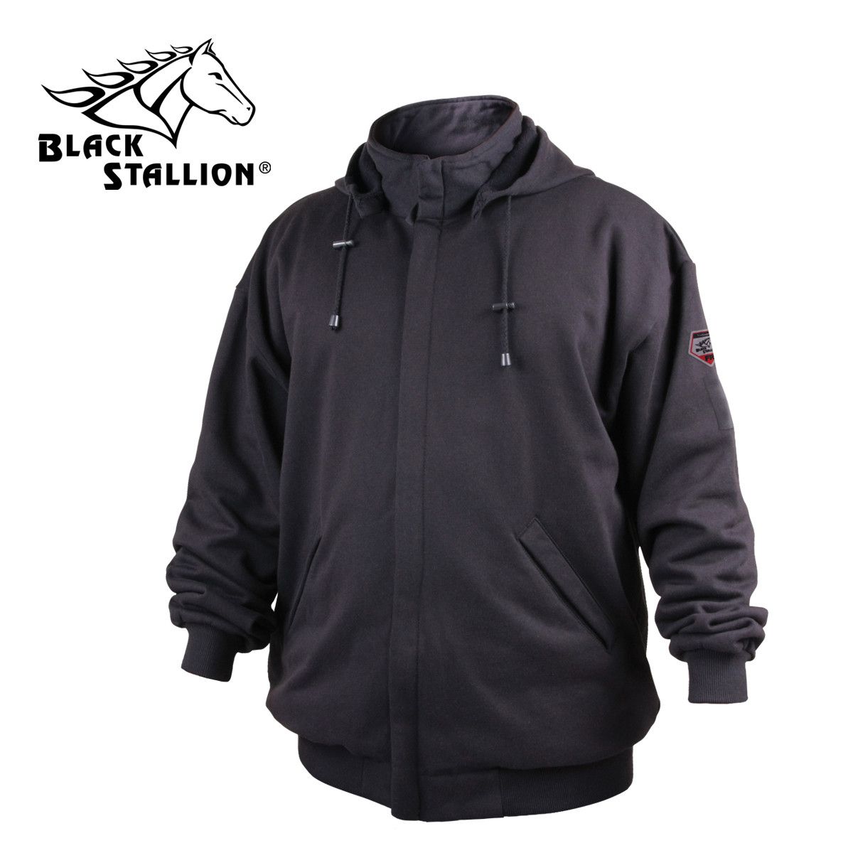 Revco TruGuard 200 FR Black Cotton Hooded Sweatshirt