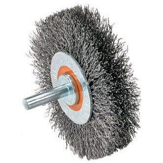 Walter 13C120 2" x .0118" Mounted Wheel Brush with Crimped Wire
