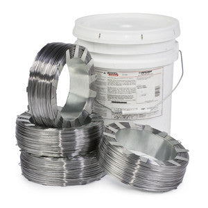 Lincoln ED012385 5/64" Innersheild NR-203 Nickel (3%) Flux-Cored Self-Shielded Wires, 14lb Coil (56lb Pail)