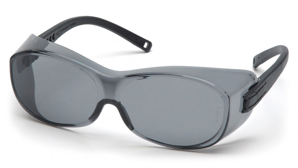 Pyramex S3520SJ OTS Black Safety Glasses W/ Gray Lens (12 each)