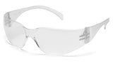 Pyramex S4110ST Intruder Clear Safety Glasses W/ Clear-Hardcoated Anti-fog Lens (12 each)