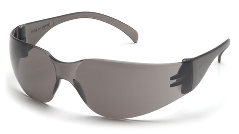 Pyramex S4120ST Intruder Gray Safety Glasses W/ Gray-Hardcoated Anti-fog Lens (12 each)