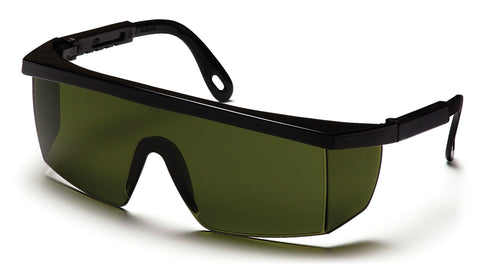 Pyramex SB460SF Integra Black Safety Glasses W/ 3.0 IR Filter Lens Lens (12 each)