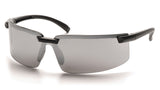 Pyramex SB6170S Surveyor Black Safety Glasses W/ Silver Mirror Lens (12 each)