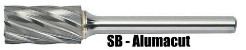 Mastercut SB-1 1/4" Cylindrical Shape with End Cut Carbide Burr (1 Burr)