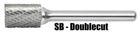 Mastercut SB-51 1/4" Cylindrical Shape with End Cut Carbide Burr (1 Burr)